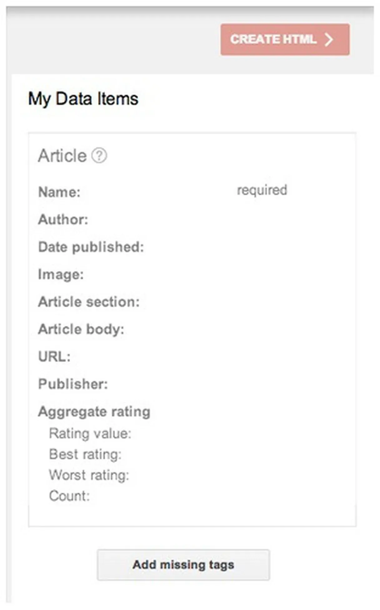 Imported media object