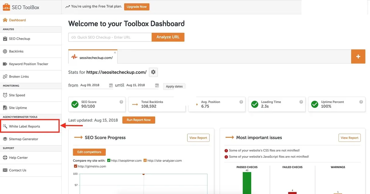 Imported media object