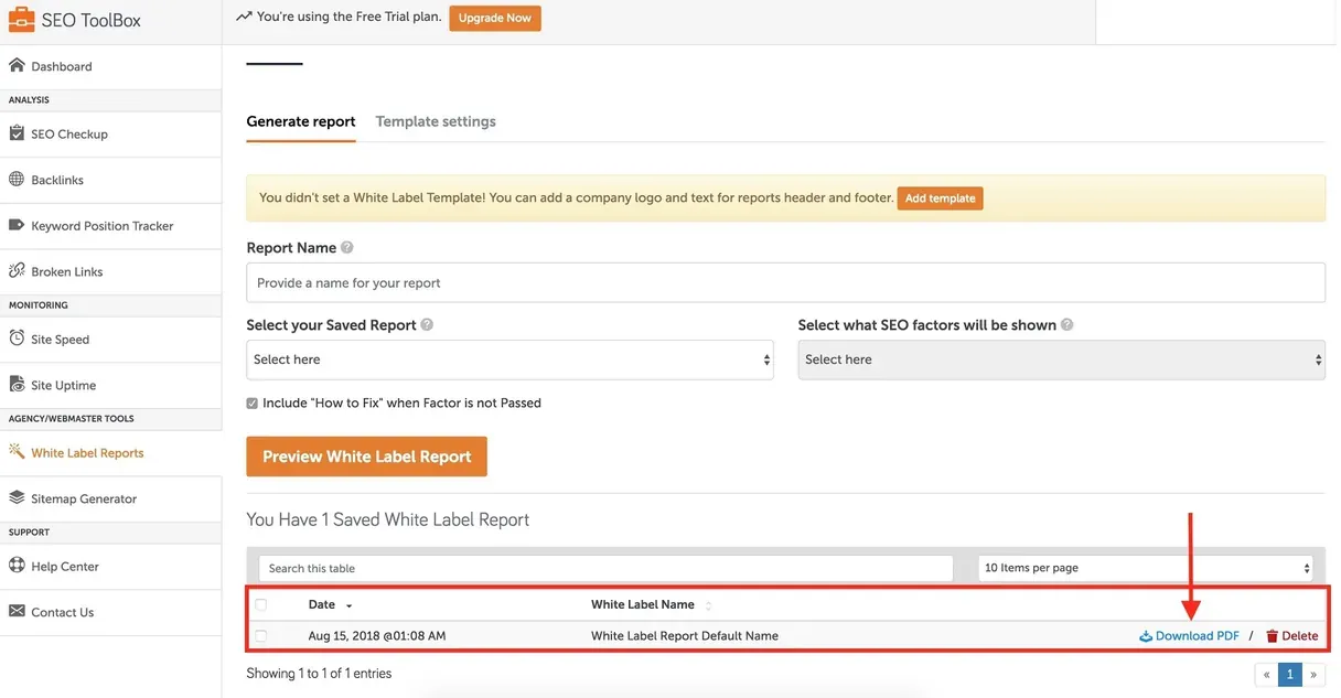 Imported media object