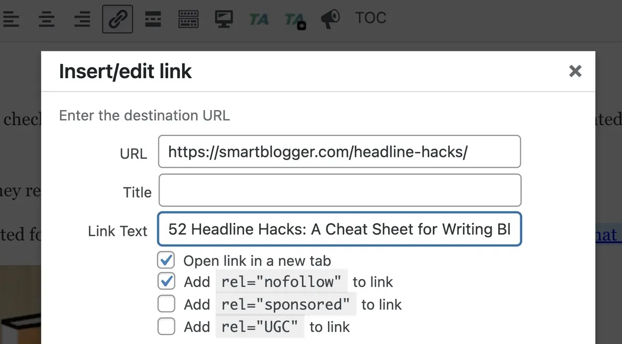 Imported media object
