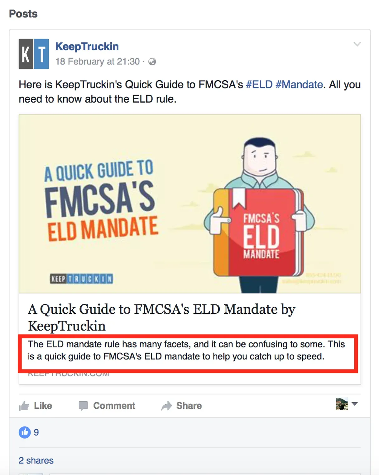 Imported media object