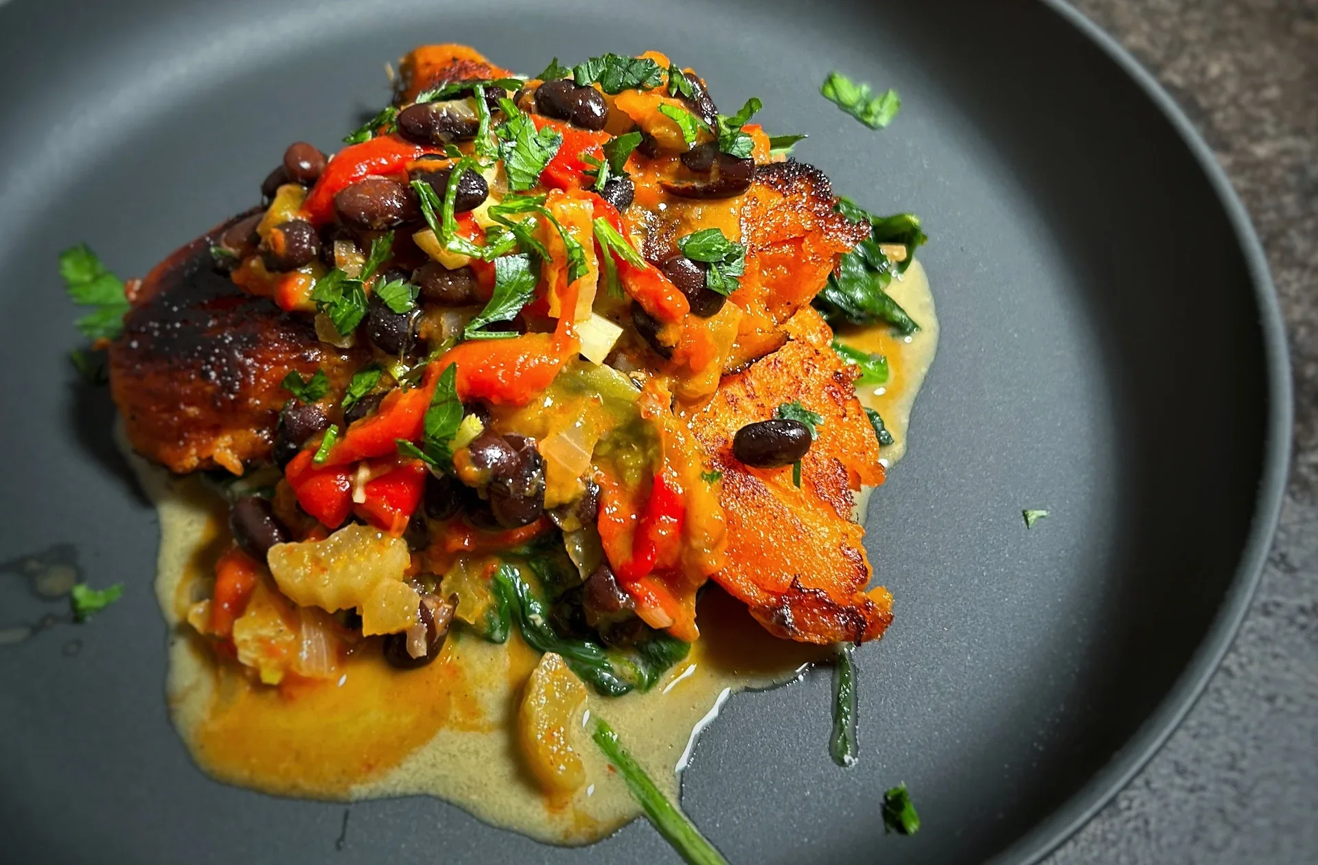 Black Bean & Sweet Potato Symphony