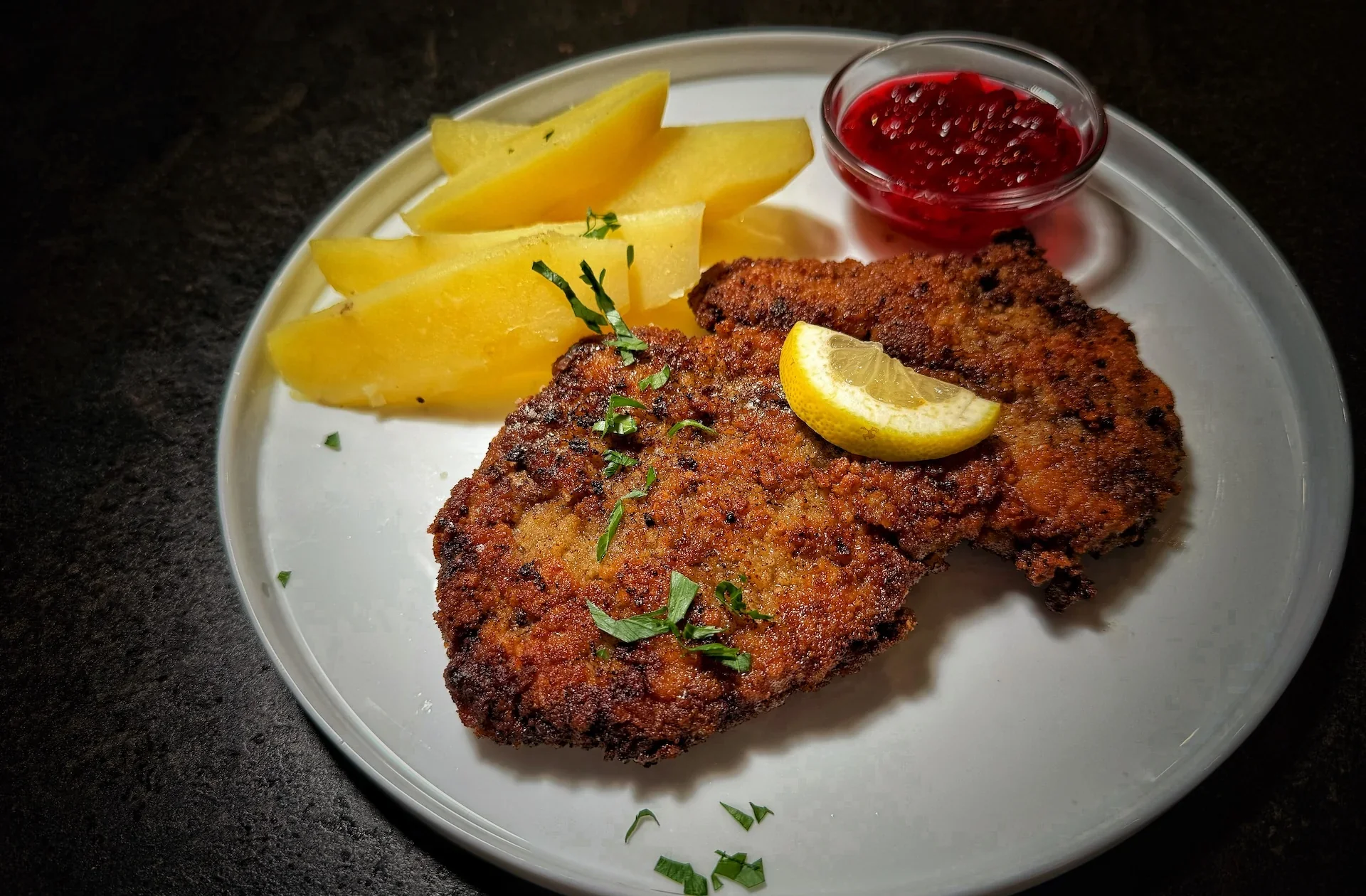 Beef “Wiener” Schnitzel, Our Way