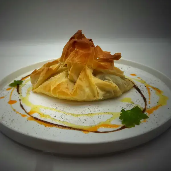 Golden Filo Chicken Parcels with Spinach & Feta