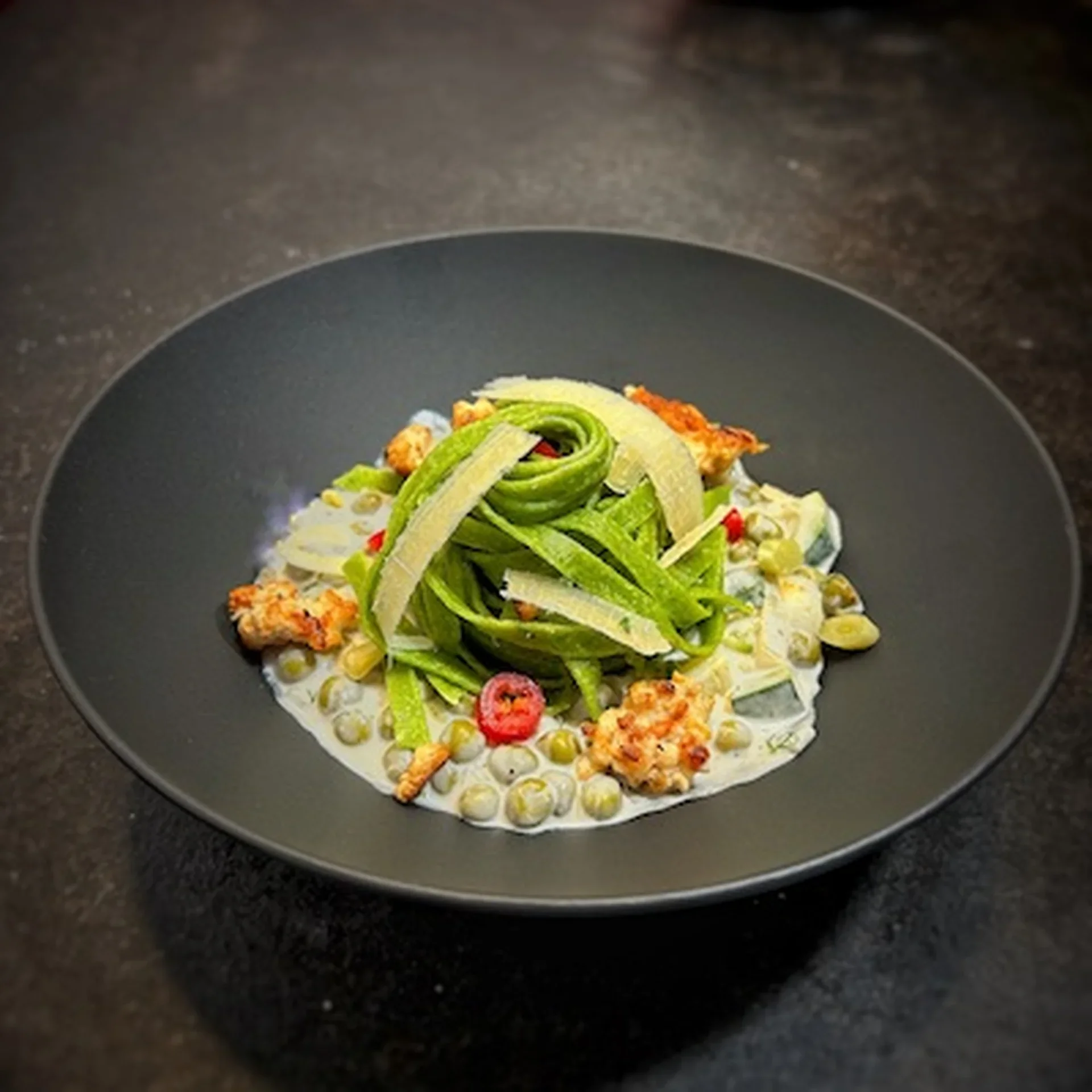 Spring Pasta with Wild Garlic