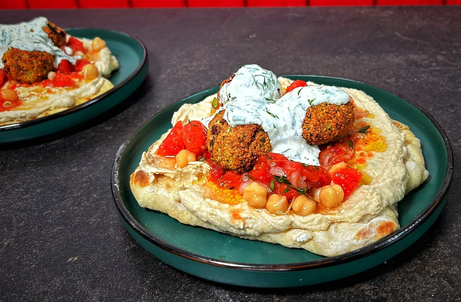 The Only Falafel And Hummus Flatbread You Need To Know
