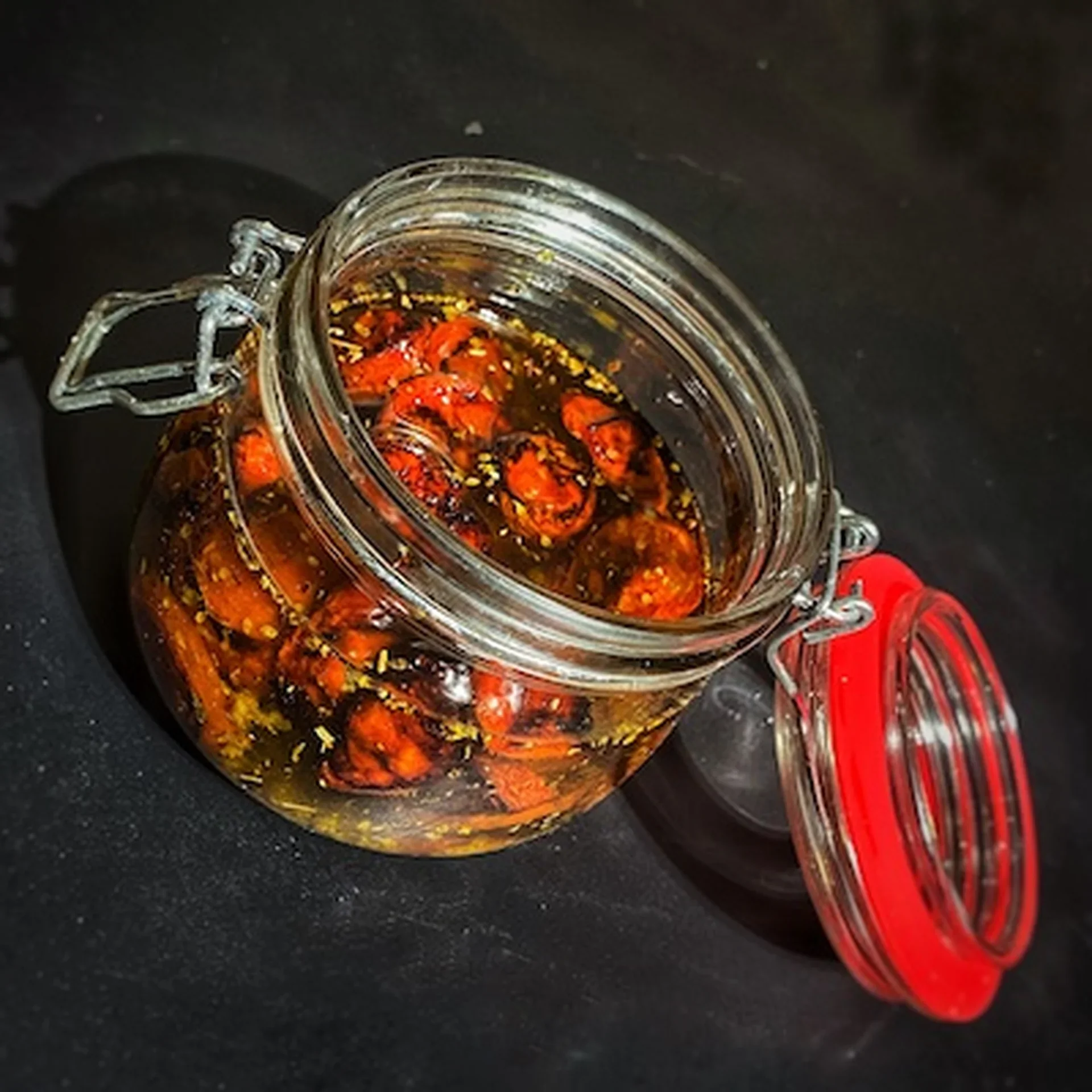 Dried Cherry Tomatoes in Garlicky Oil