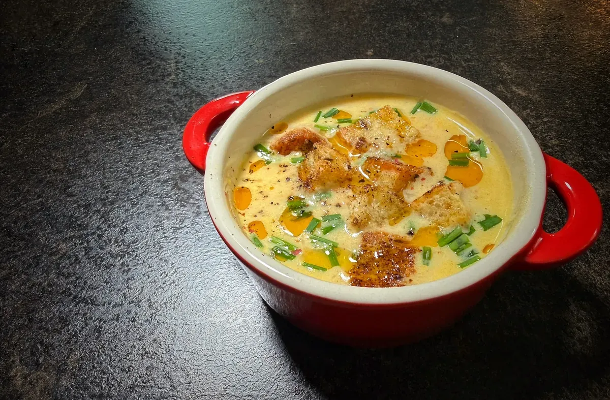 Alpine Garlic Soup: A Warm Embrace for Winter Days  - Appetizers - Food nerd rockstar