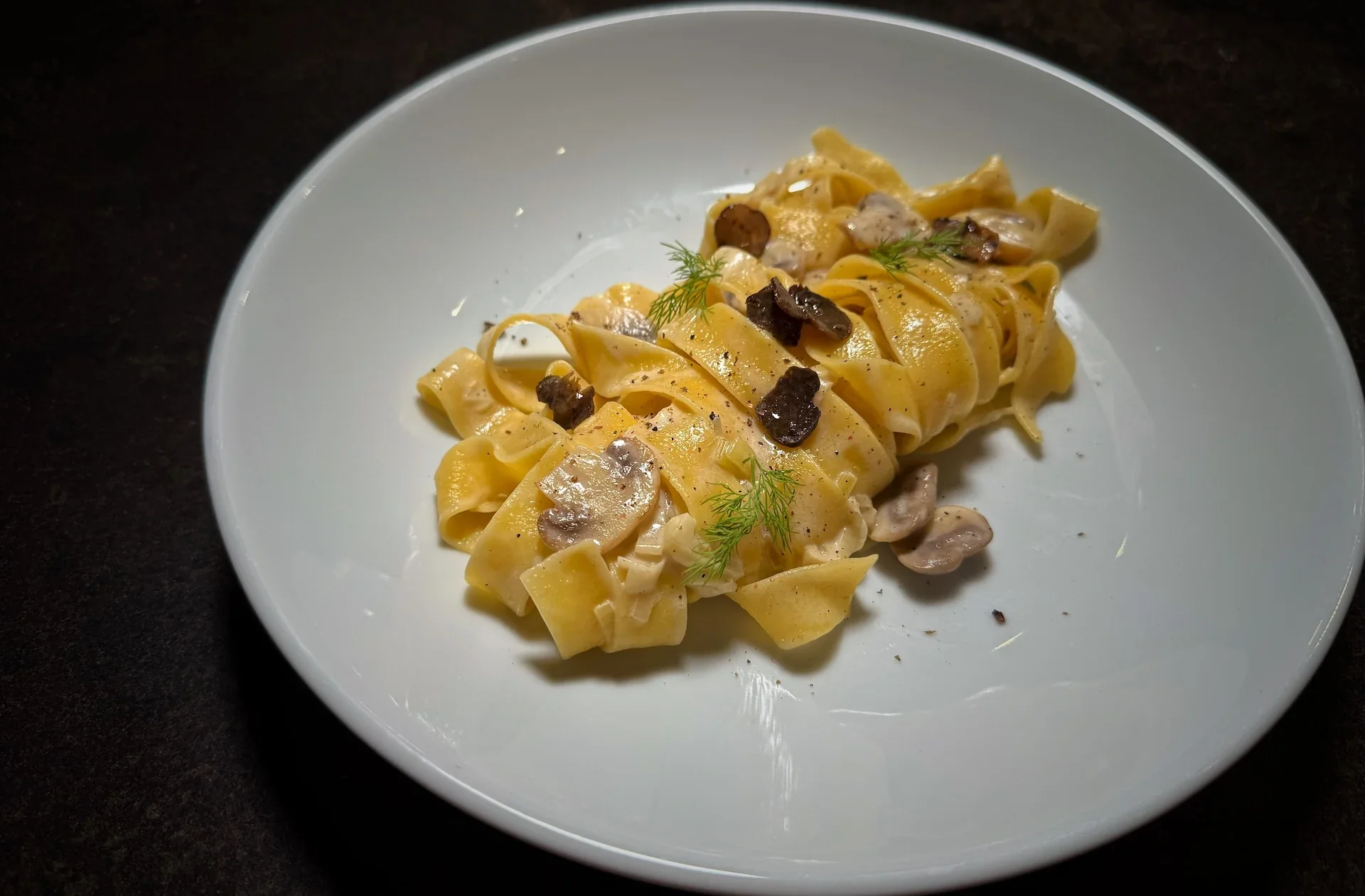 Istrian-Inspired Truffle Stroganoff