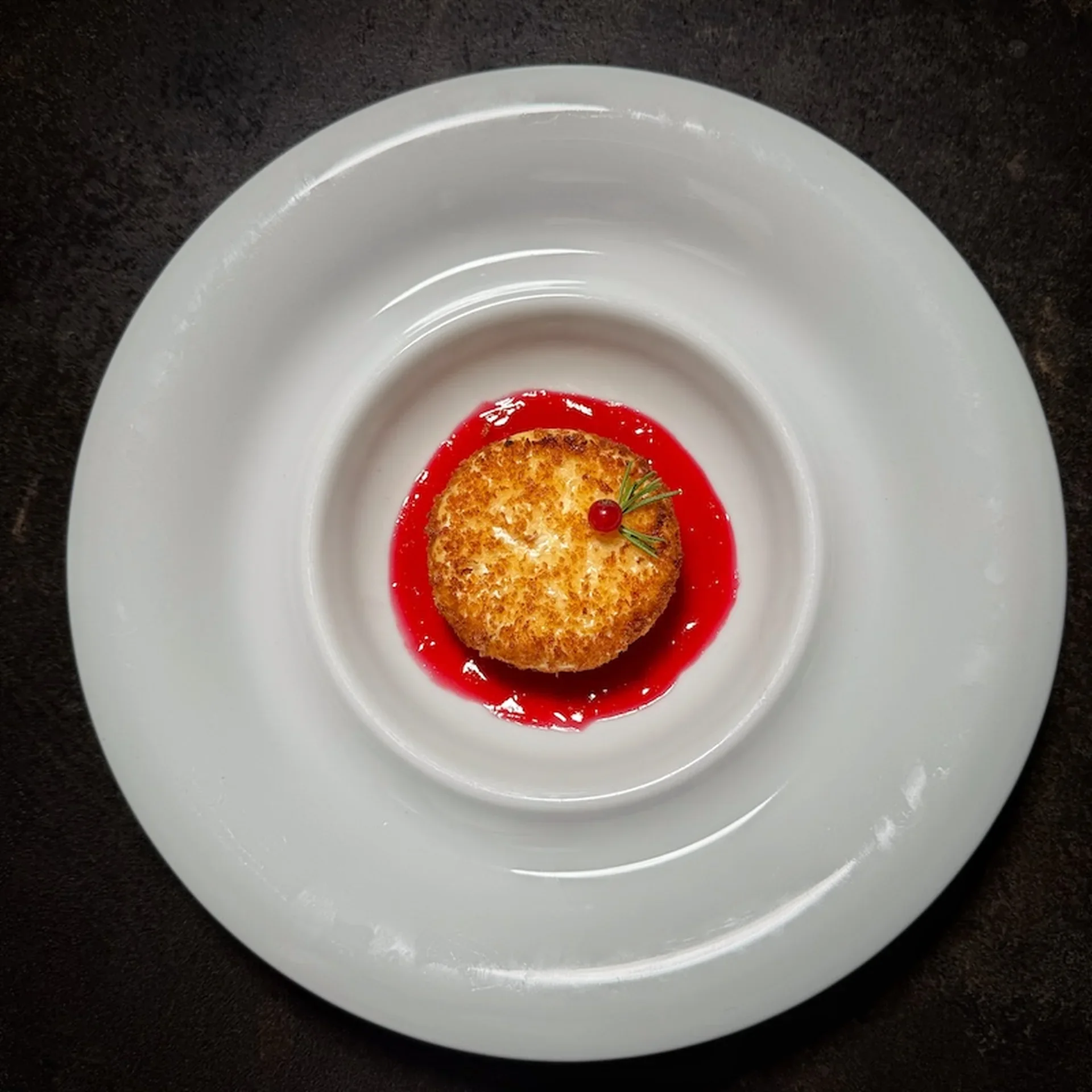 Creamy Breaded Camembert