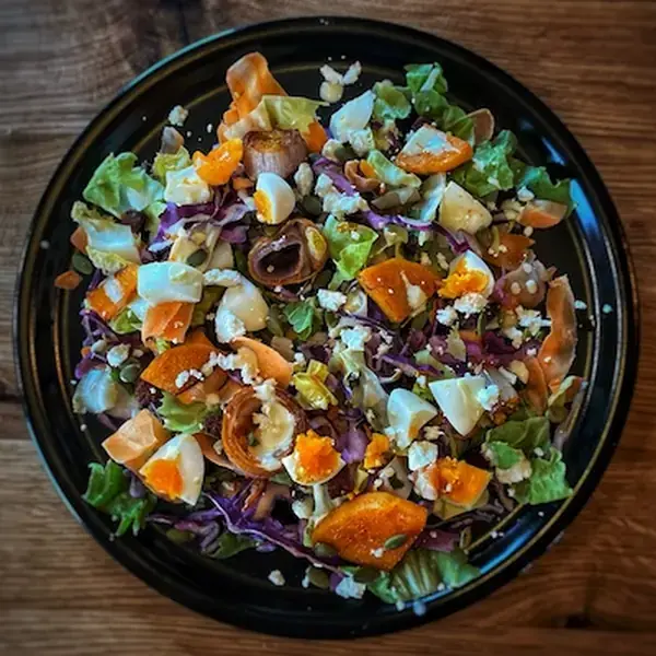 Autumn Salad with Butternut Squash and Cozy Feelings