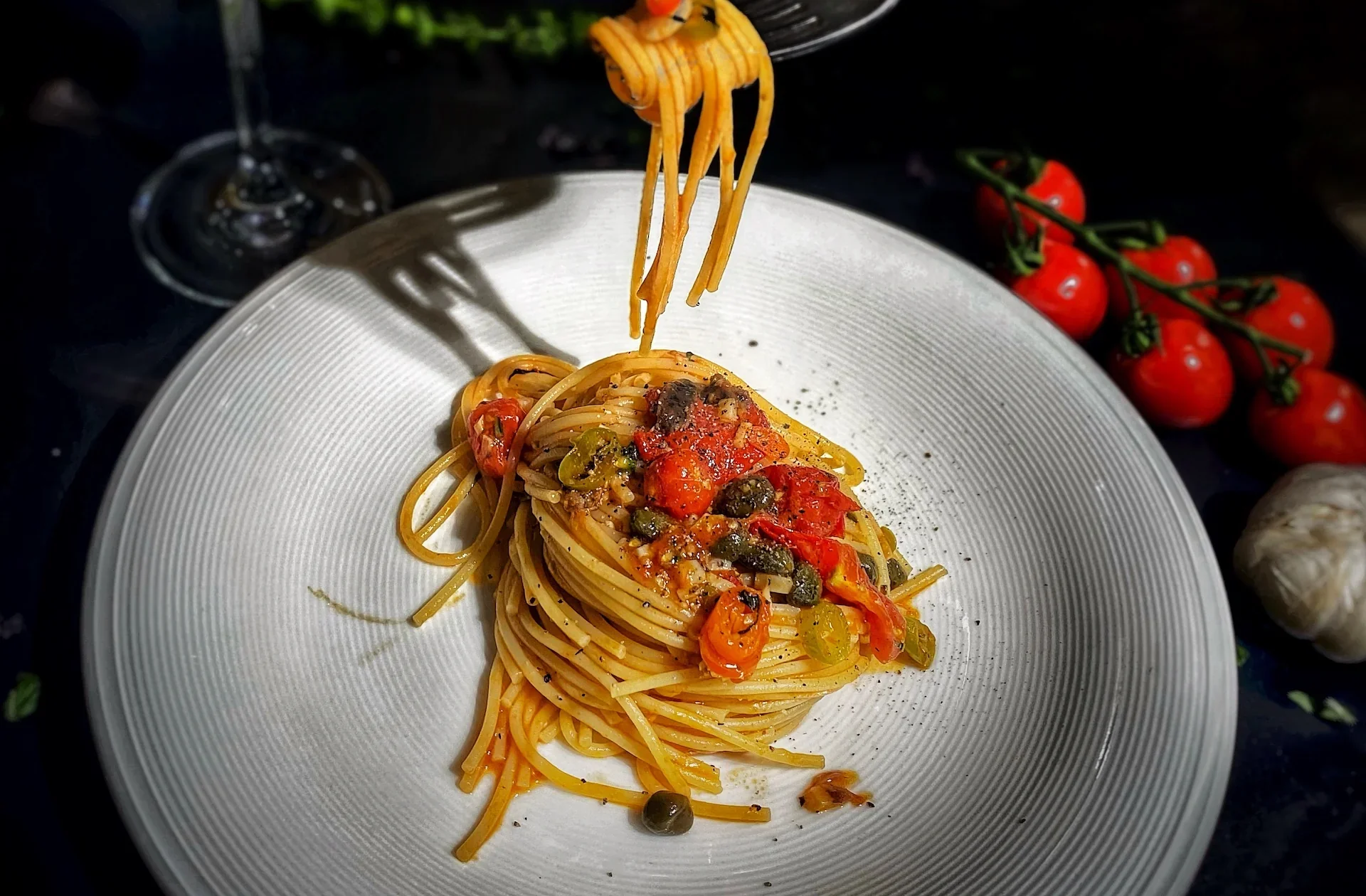 Spaghetti alla Puttanesca but Different