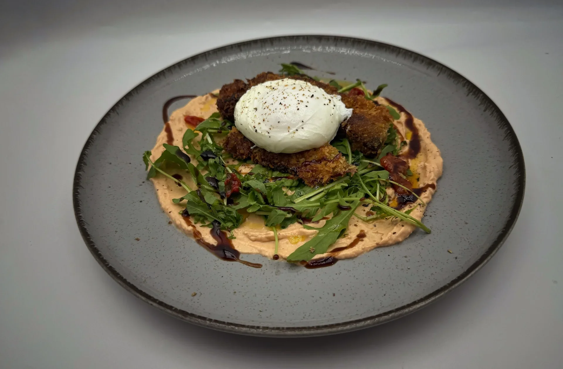 Crispy Eggplant Cutlet Brunch