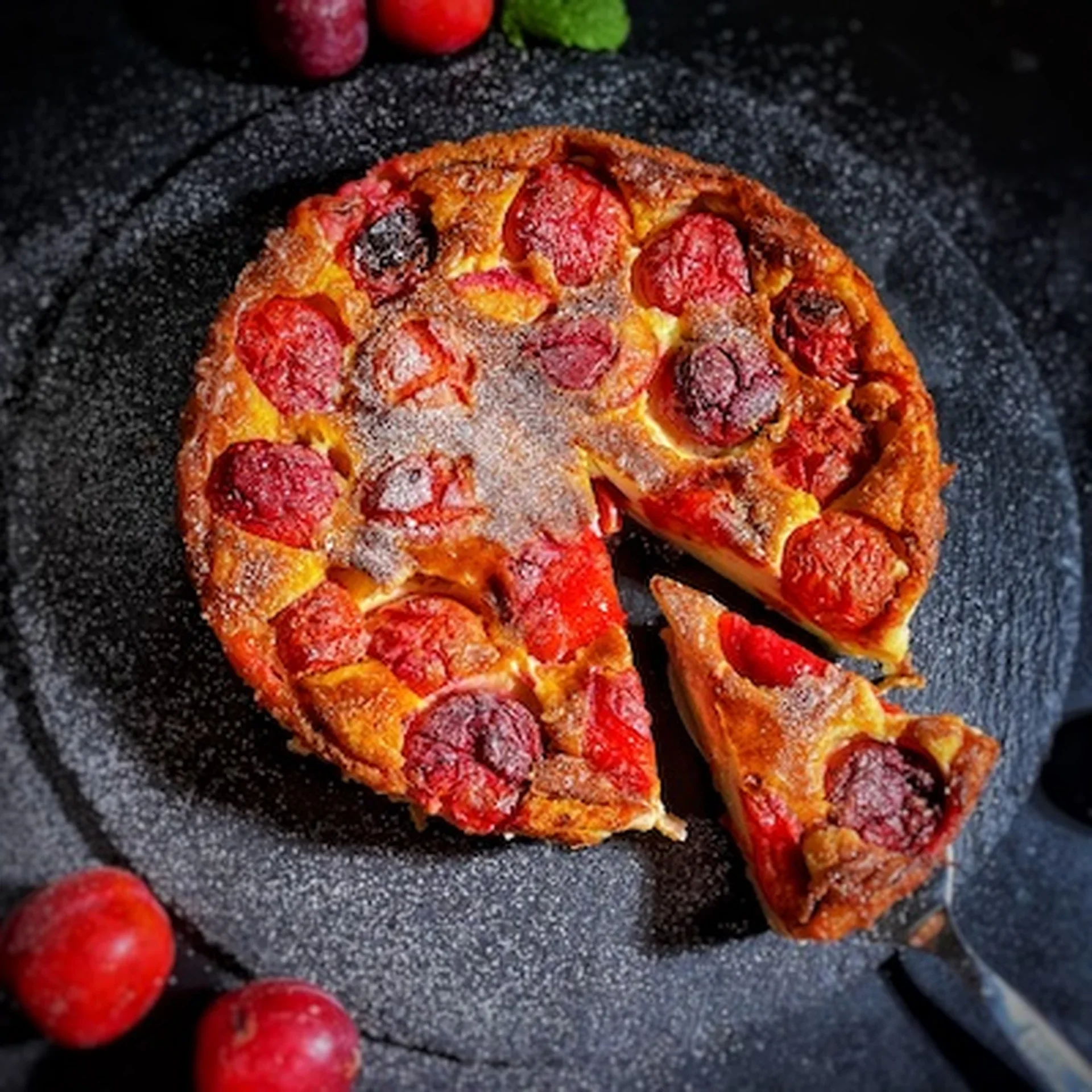 Plum Custard Tart Done Easy