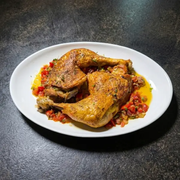 Slow Cooker Chicken Legs with Crispy Skin