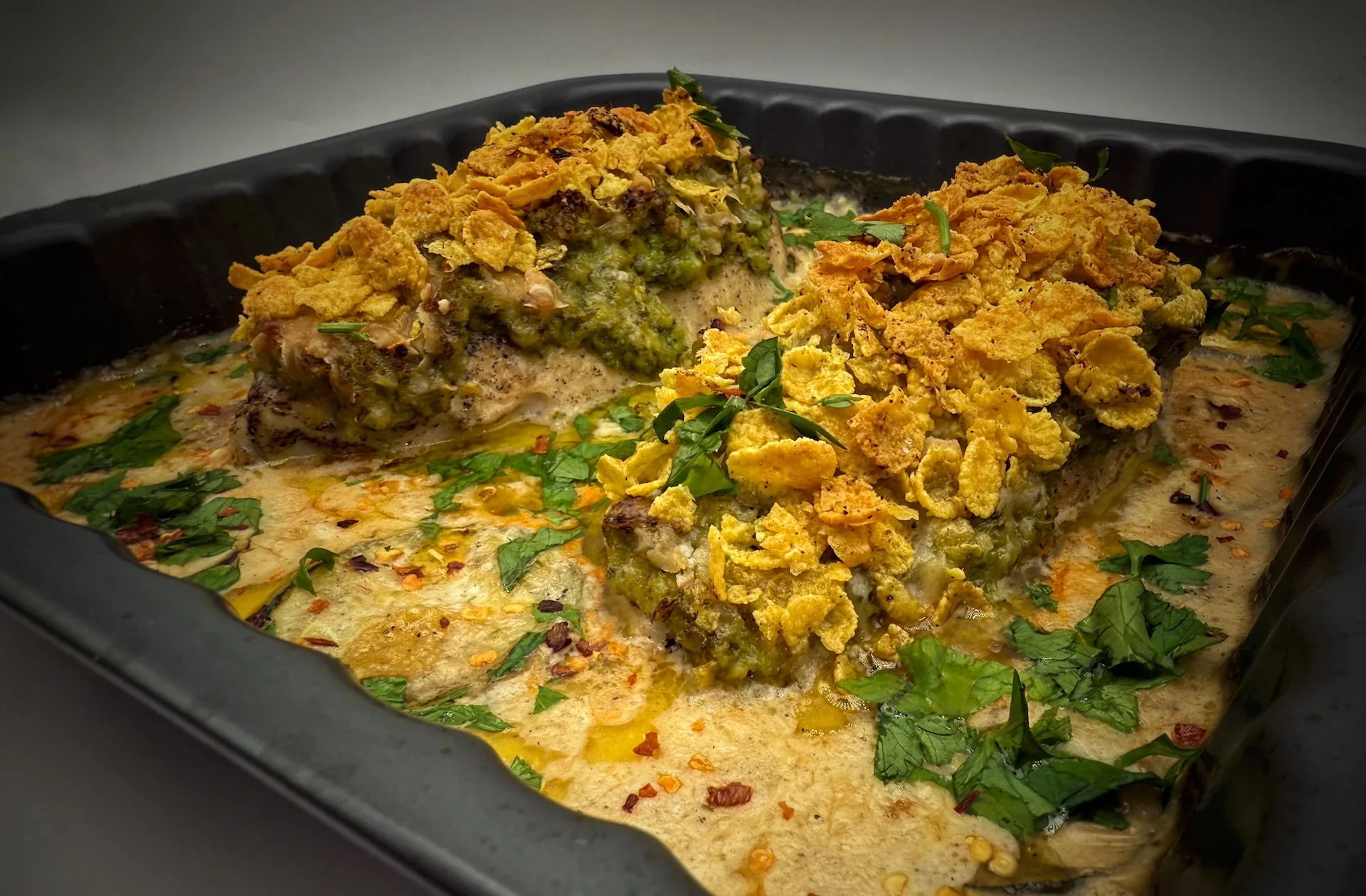 Crazy Juicy Broccoli Pesto Chicken Breast 