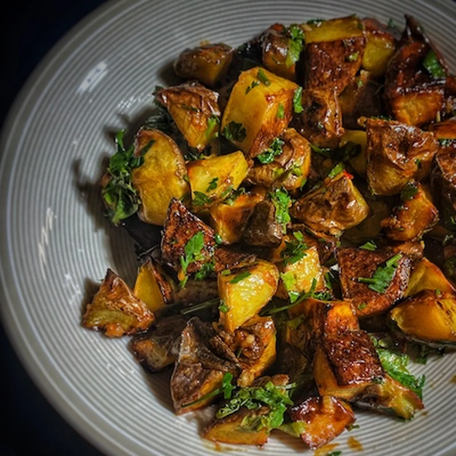 Perfectly Spicy Batata Harra 