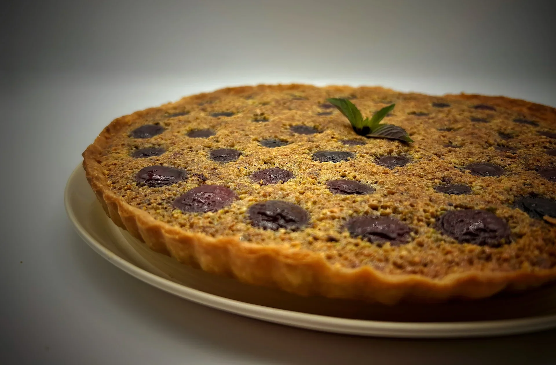 Cherry and Pistachio Frangipane Tart