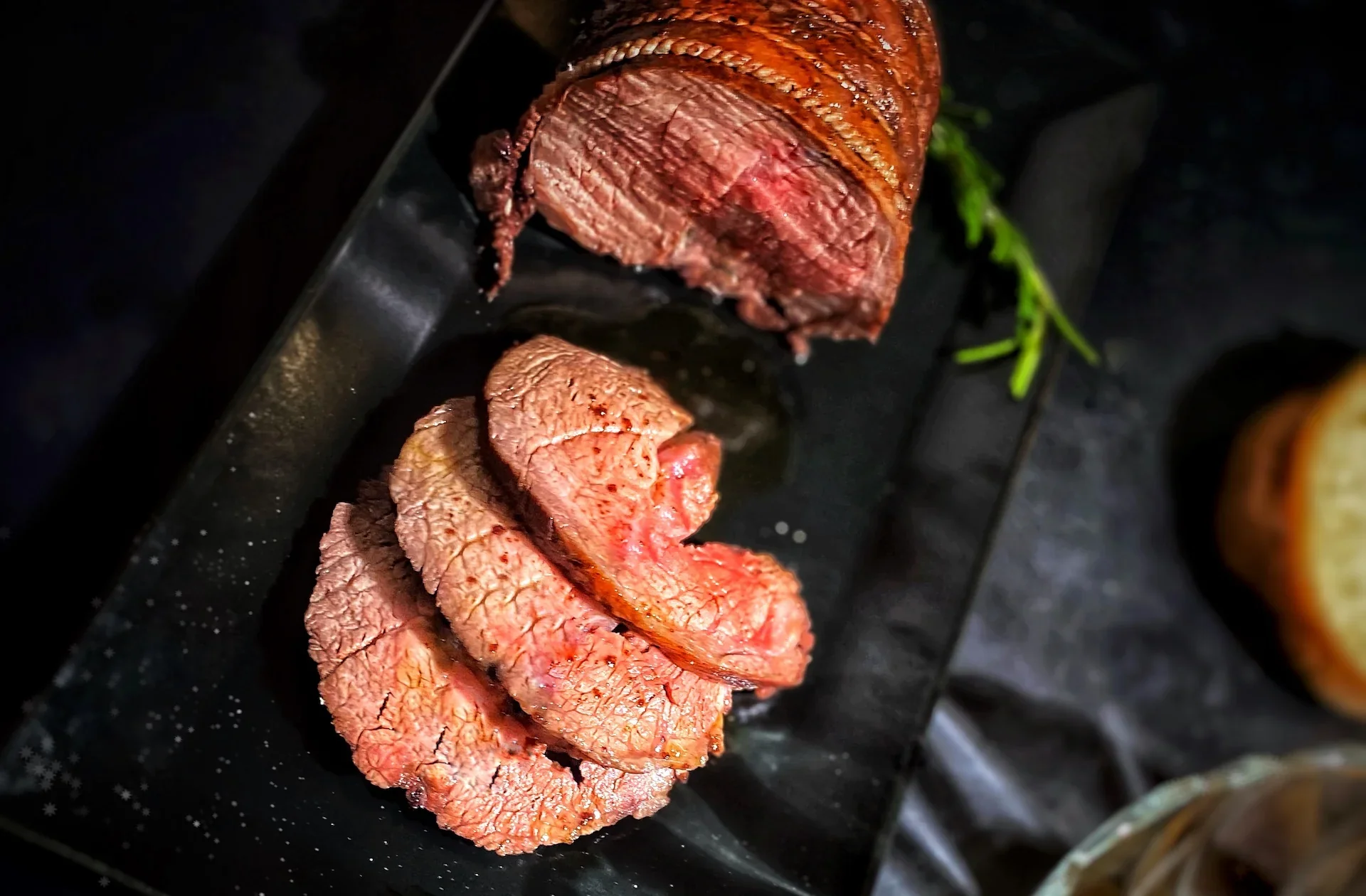 Roast Veal with Italian Influences