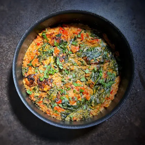 Spicy & Umami Orzo Chicken Thighs