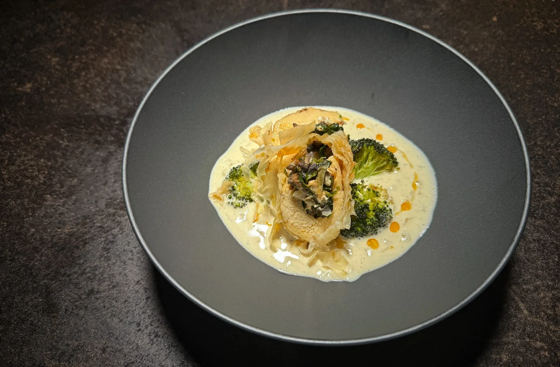 Filo-Wrapped Chicken Supreme