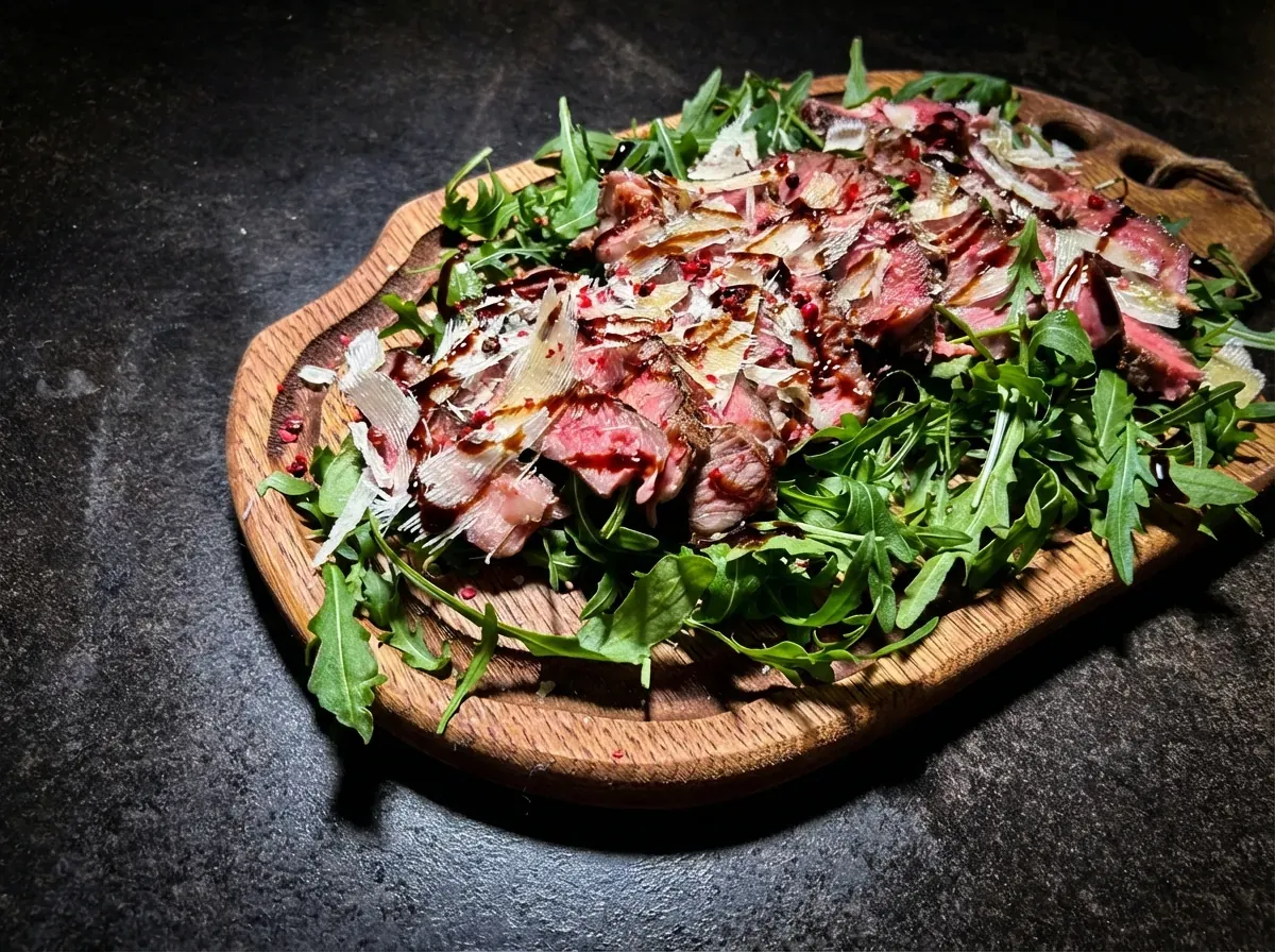 Anchovy Steak Tagliata (Reverse Sear Tomahawk Steak)  - Main Courses - Food nerd rockstar