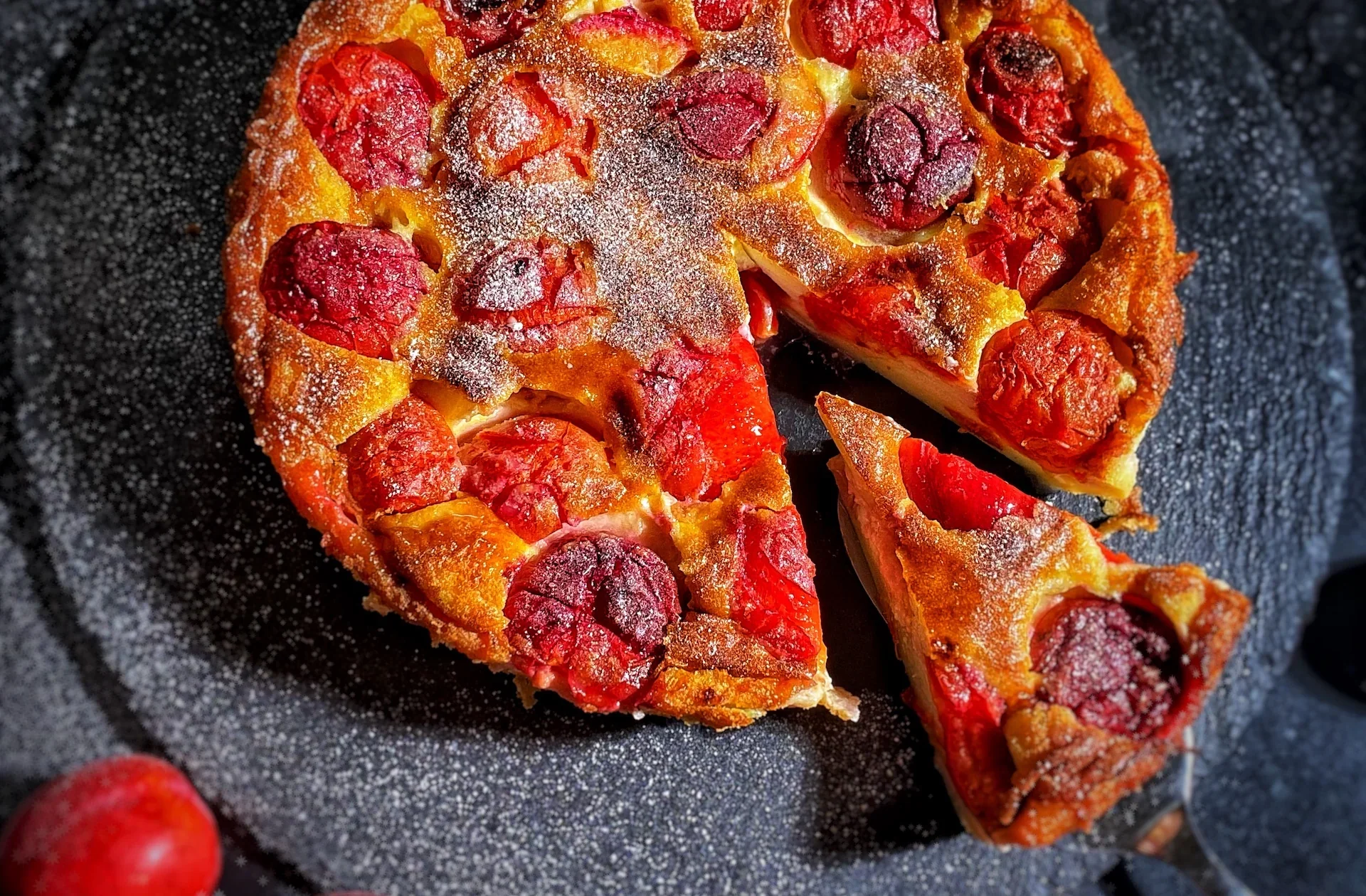 Plum Custard Tart Done Easy