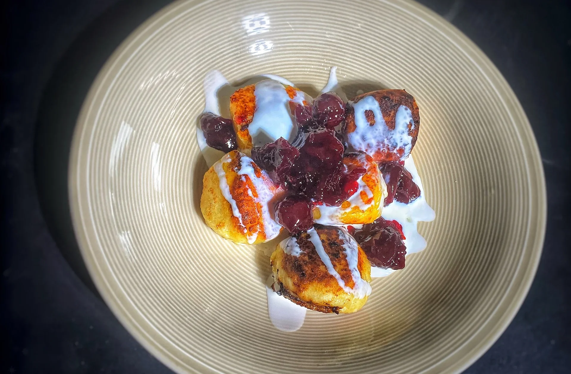 Fried Cheese Balls Recipe Called Papanasi