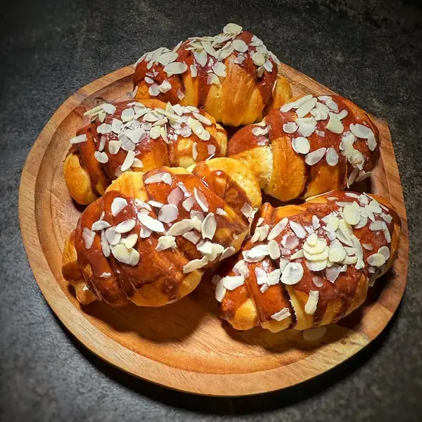 Milk Bread Crescents with Jam & Nutella