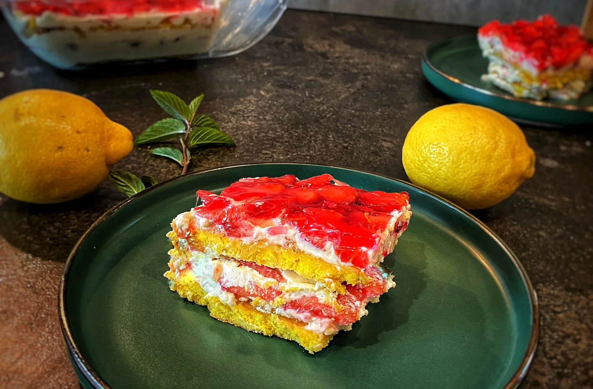 Easy Strawberry Tiramisu With Lemon Jam and Summer Vibes
