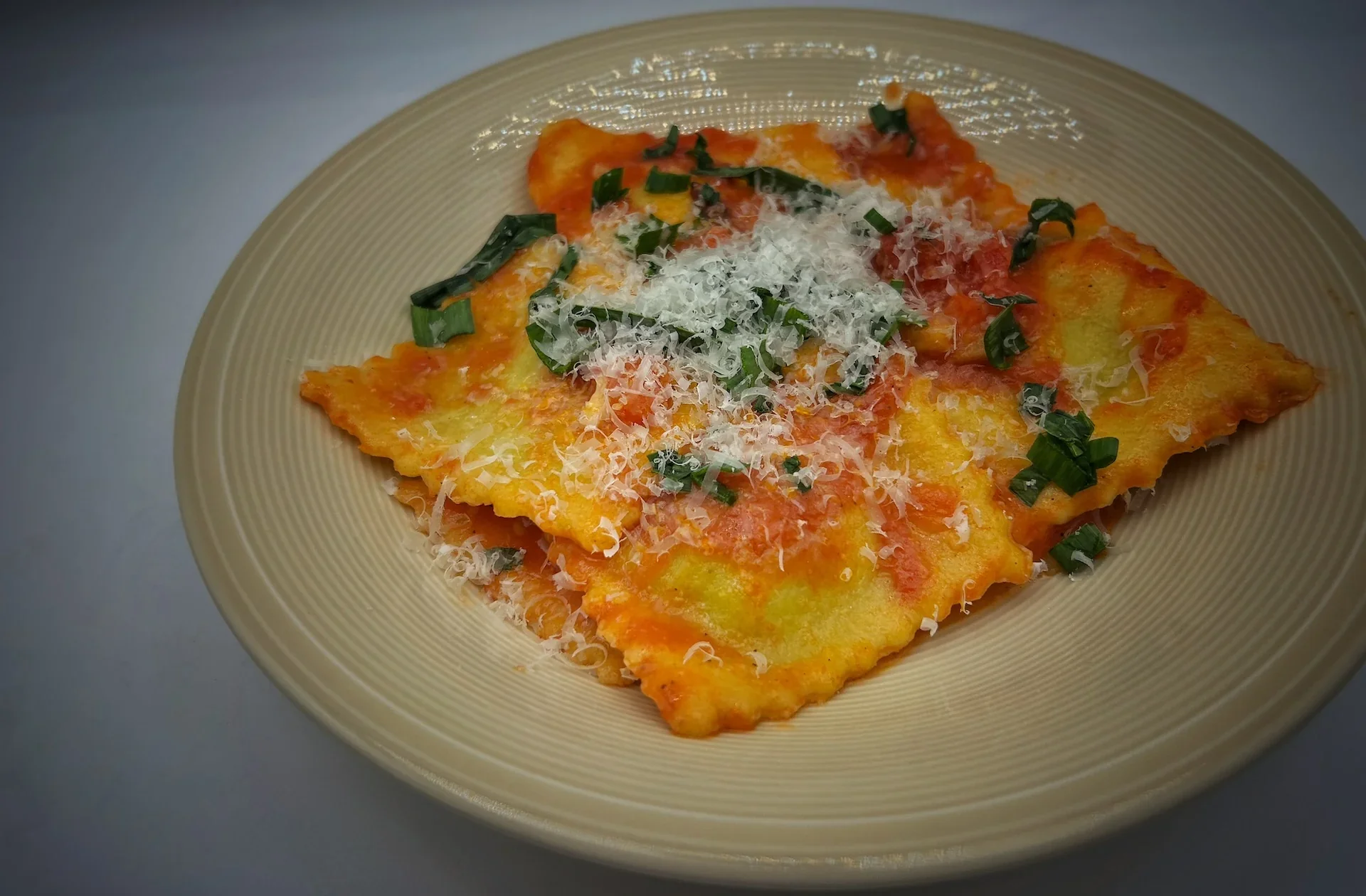 Ricotta and Spinach Ravioli