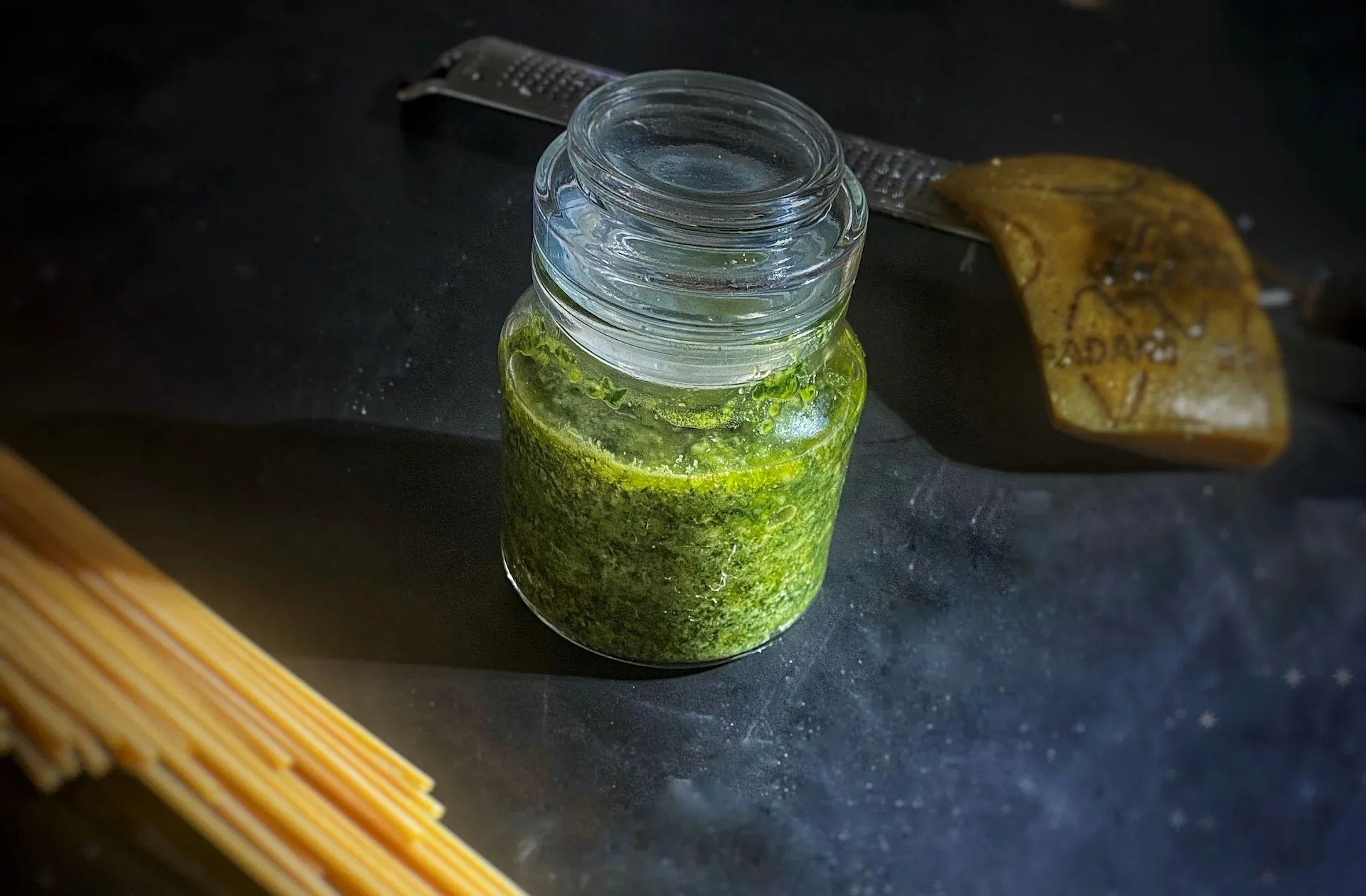 Homemade Basil Pesto Sauce