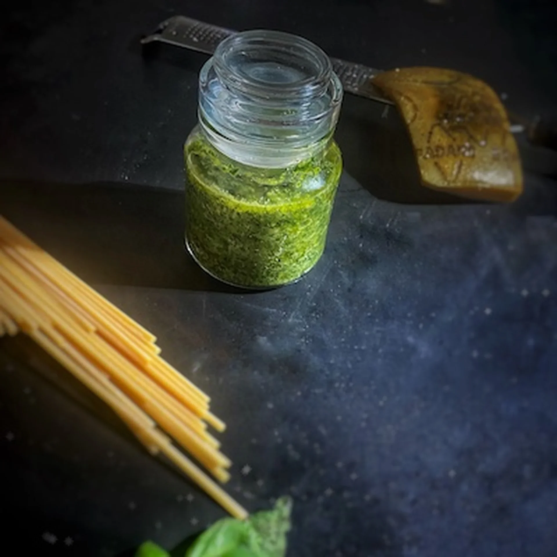 Homemade Basil Pesto Sauce