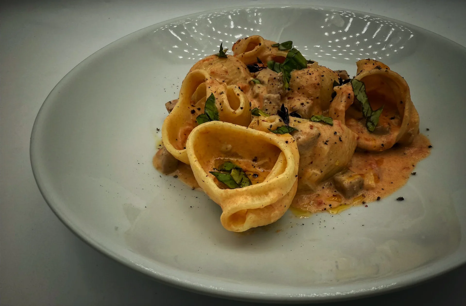 Summer Tuna Pasta with Creamy Tomato Sauce