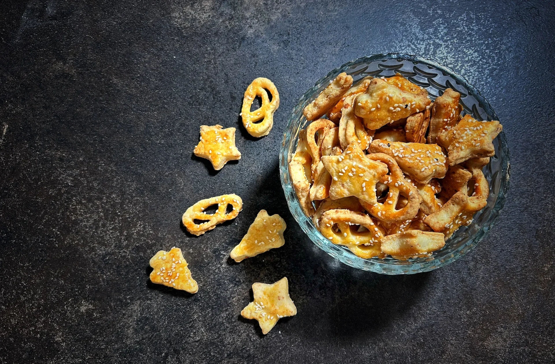 Binge Watching Feta Cheese Crackers