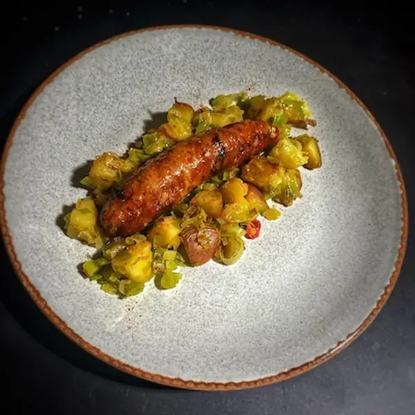 Potatoes, Leeks, and Sausage Combo