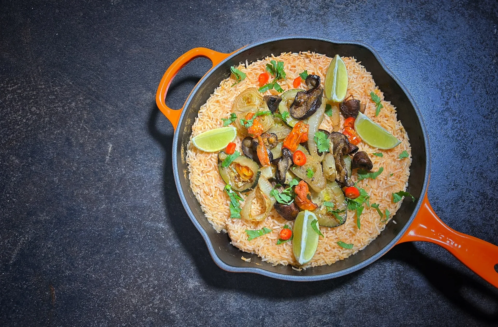 Paella-Inspired Vegan Rice