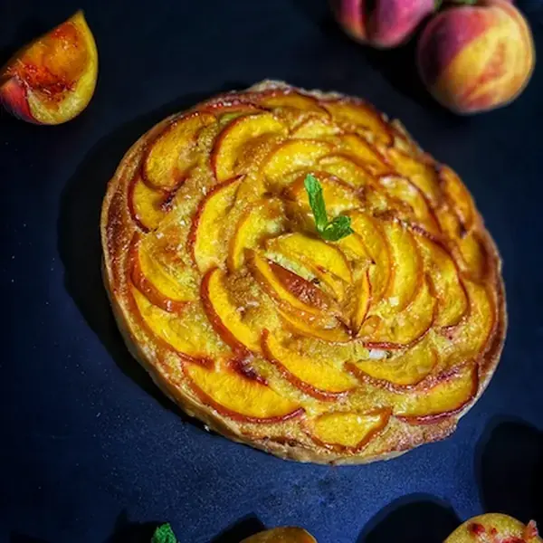 Peach Frangipane Tart