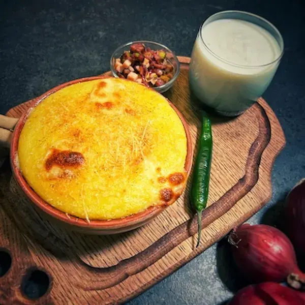 Creamy Polenta Layers: A Romanian-Inspired Dish