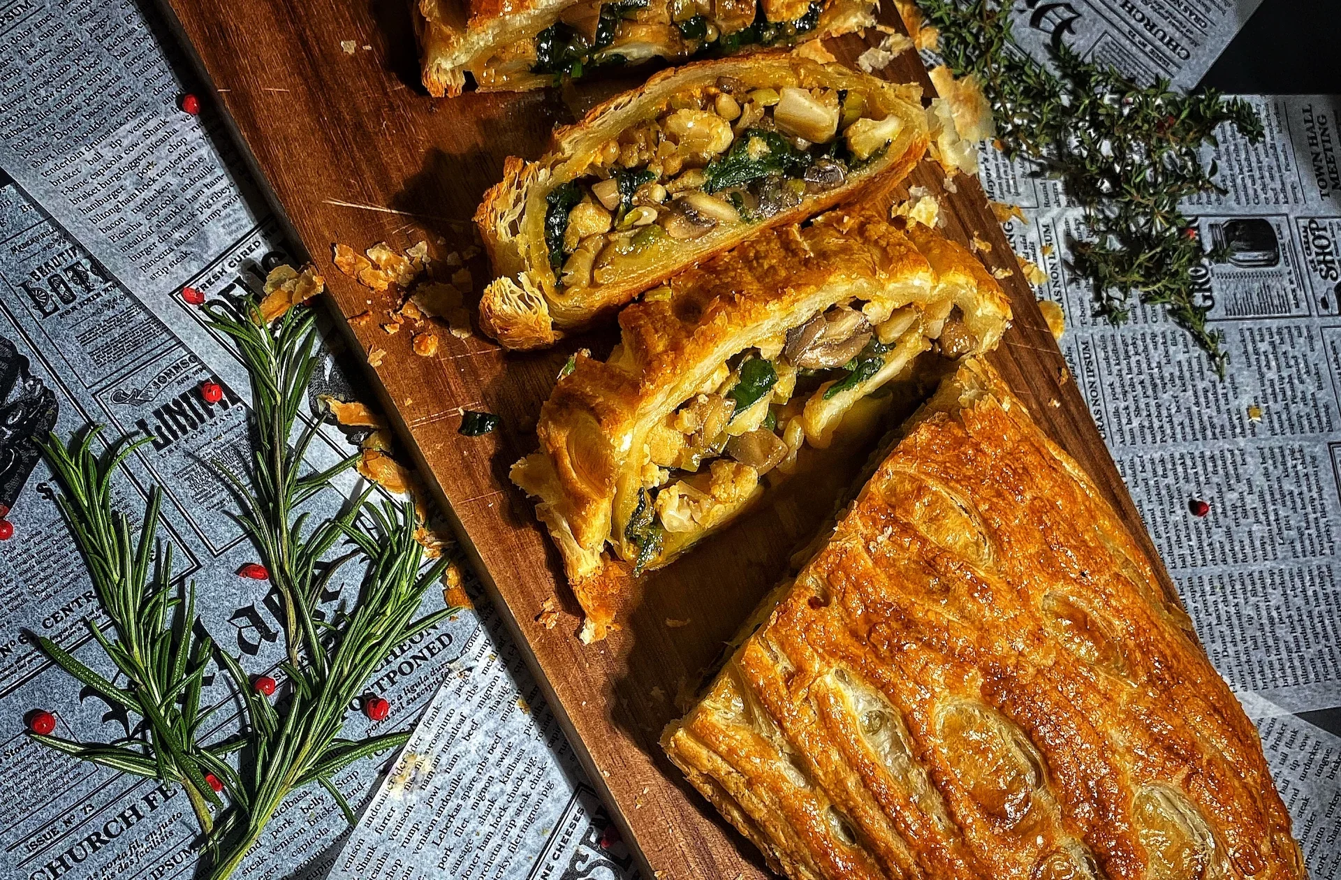 Mushroom Wellington for Vegetarian Cravings