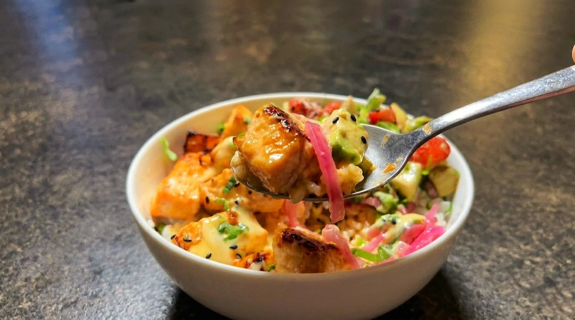 Miso Salmon Bowl