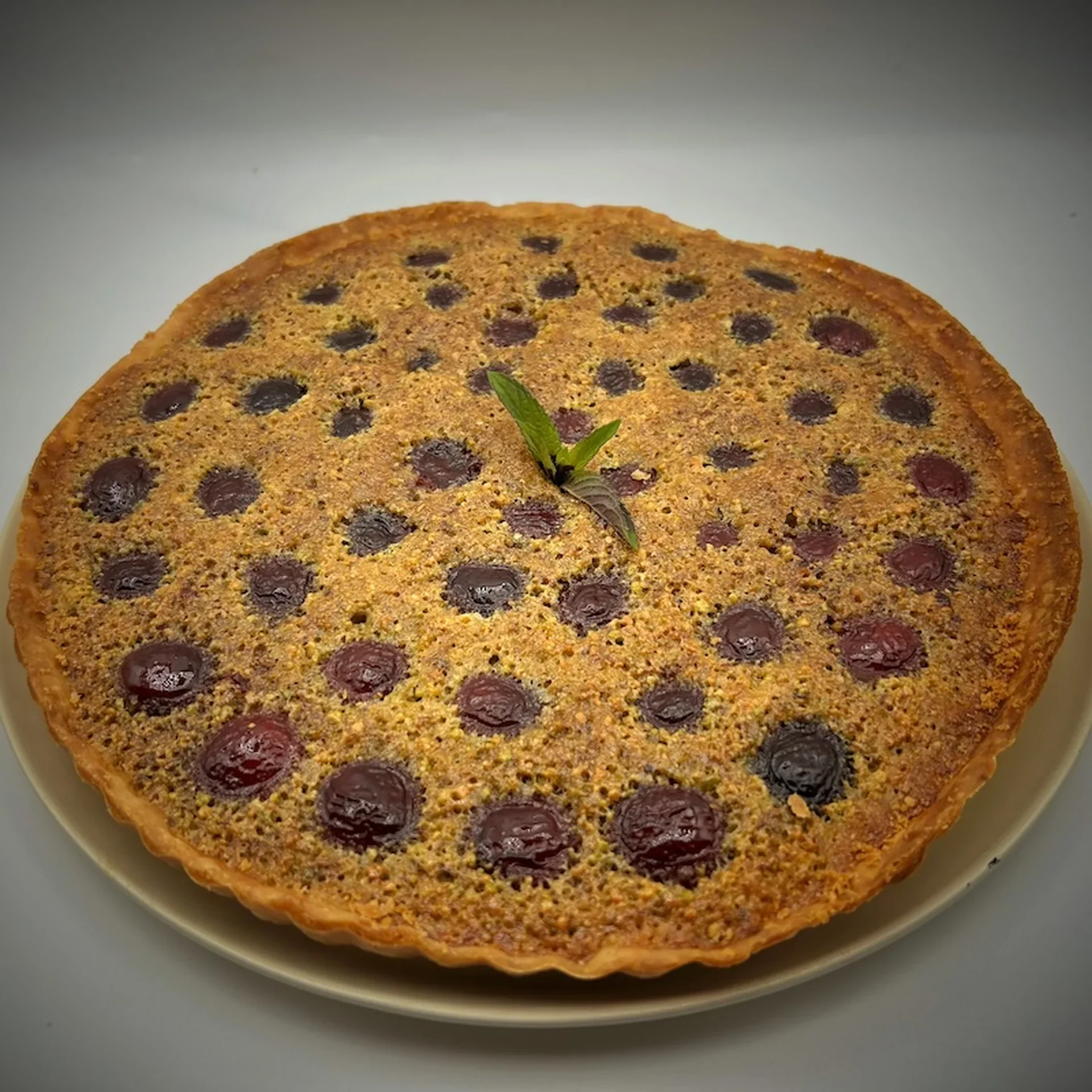Cherry and Pistachio Frangipane Tart