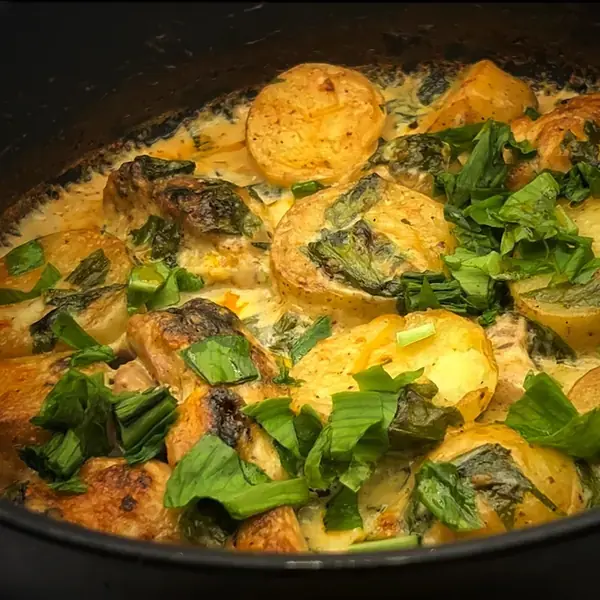 One-Pan Wild Garlic Chicken