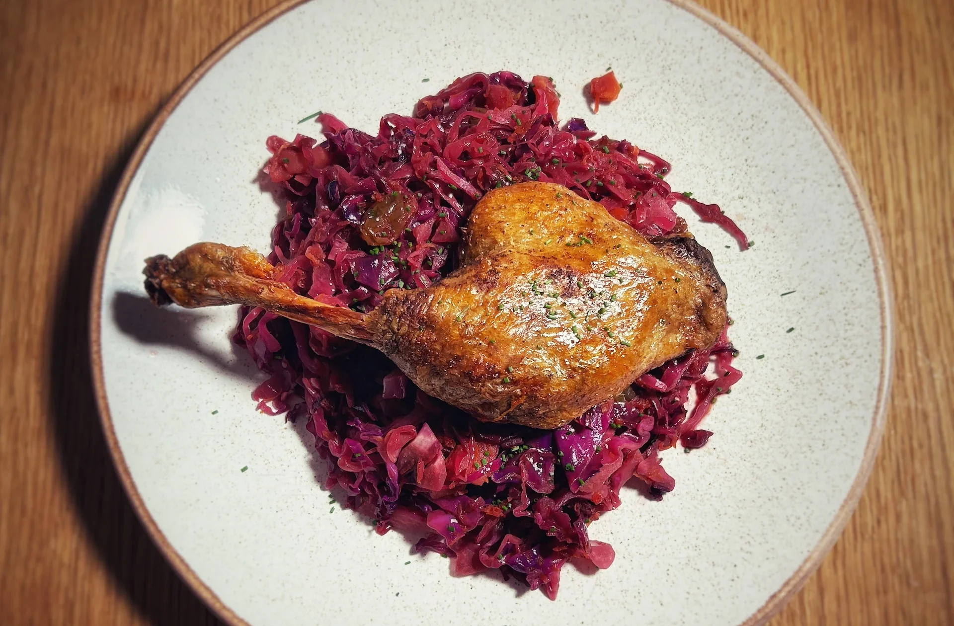 Delicious Easy Duck Confit and Braised Red Cabbage